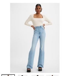 Levi's 70s high flare jeans